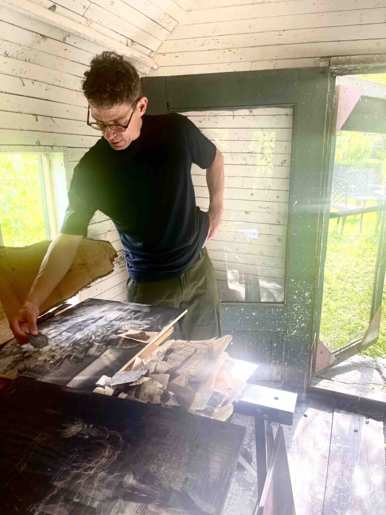 Lien essentiels, Sean Caulfield On the fabric of place