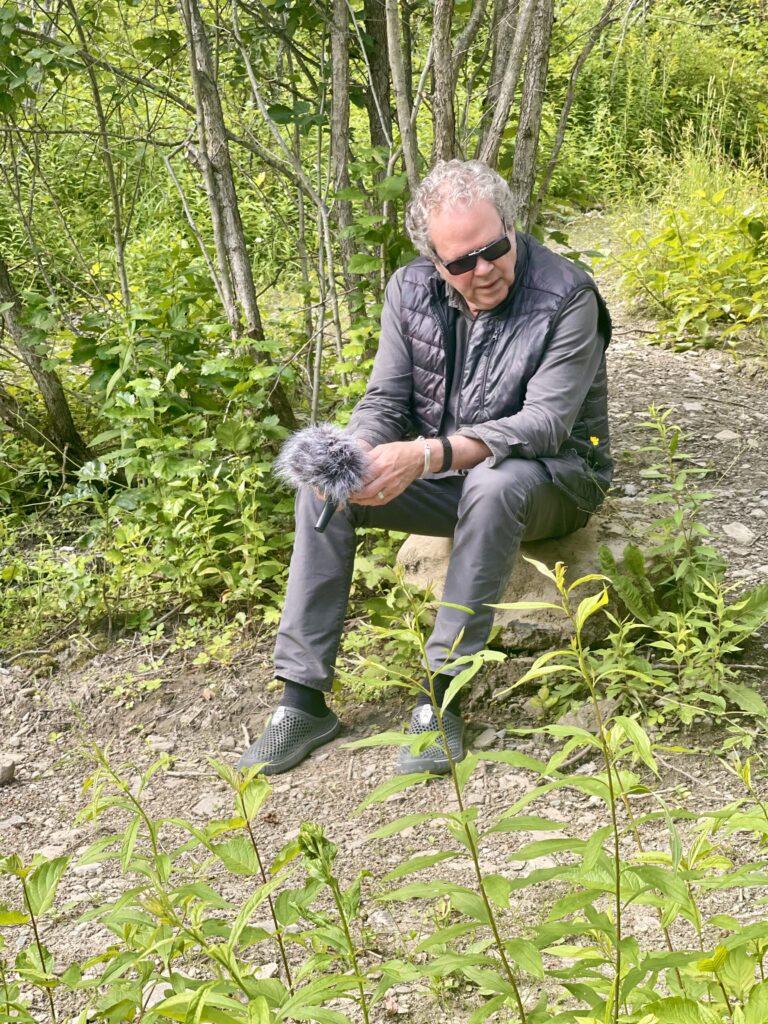Thom Gossage, artiste sonore en résidence de création pour l'oeuvre in situ Art, technologie et territoire