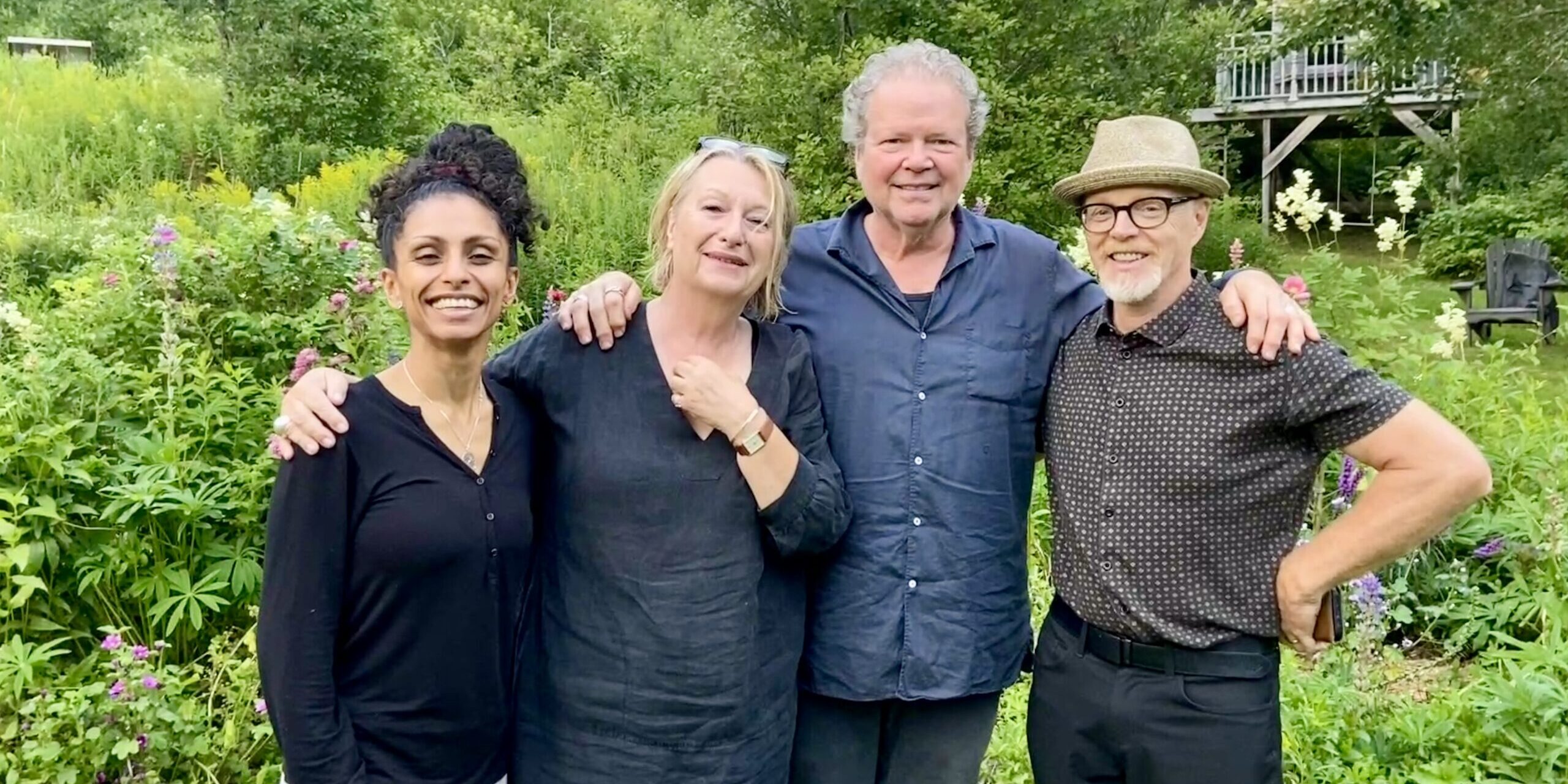 Emannuelle Martin, Isabelle Van Grimde, Thom Gossage, Royden Mills au ccdMalvina