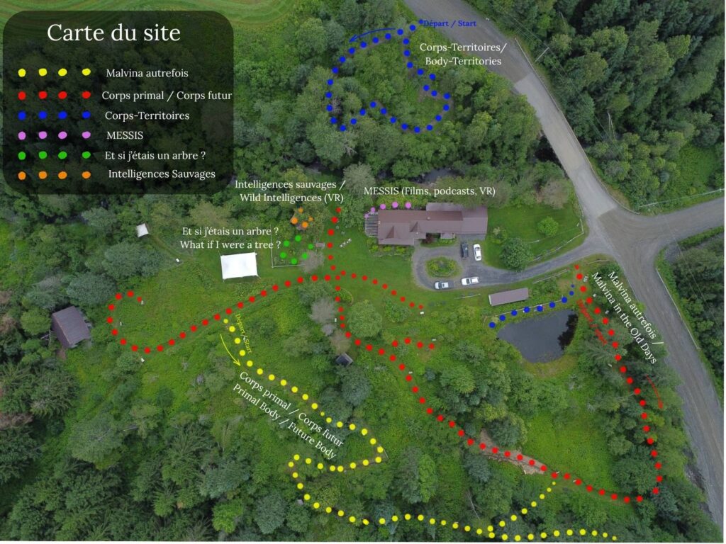 Parcours extérieurs gratuits au ccdMalvina, Saint-Malo, Estrie, Québec